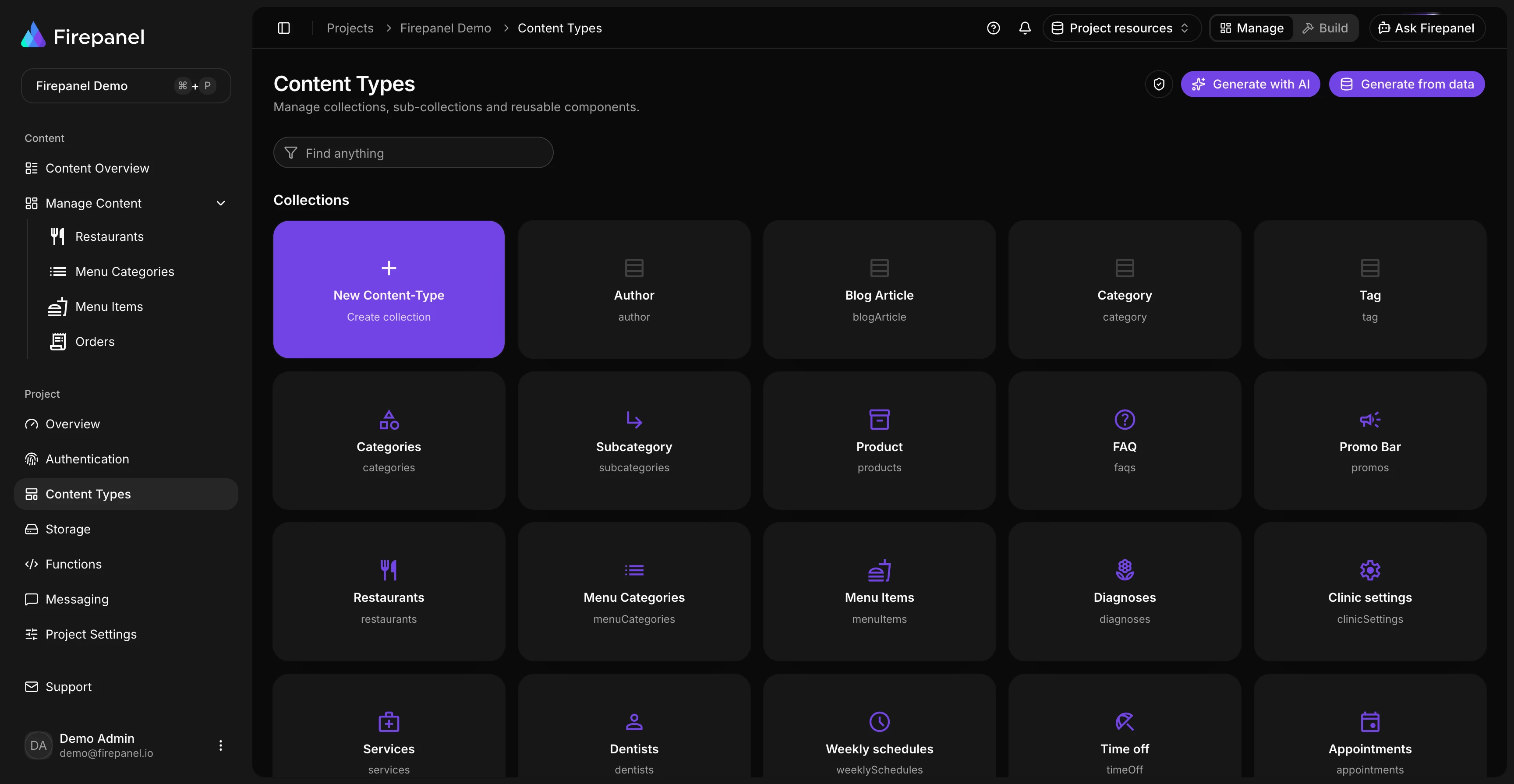 Content Types Content Types