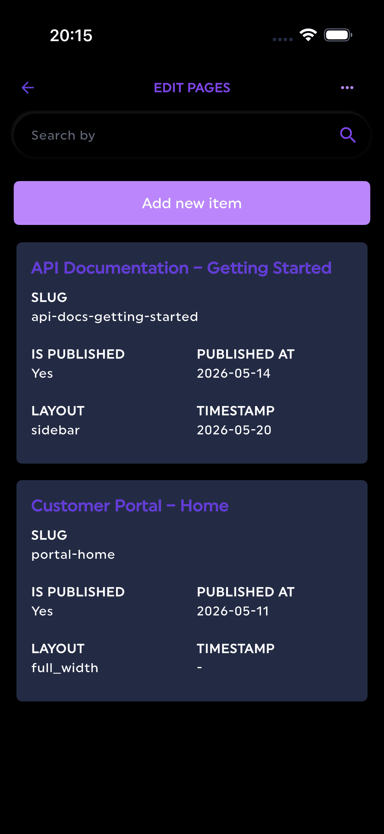 Firepanel app screen 2 Firepanel app screen 2